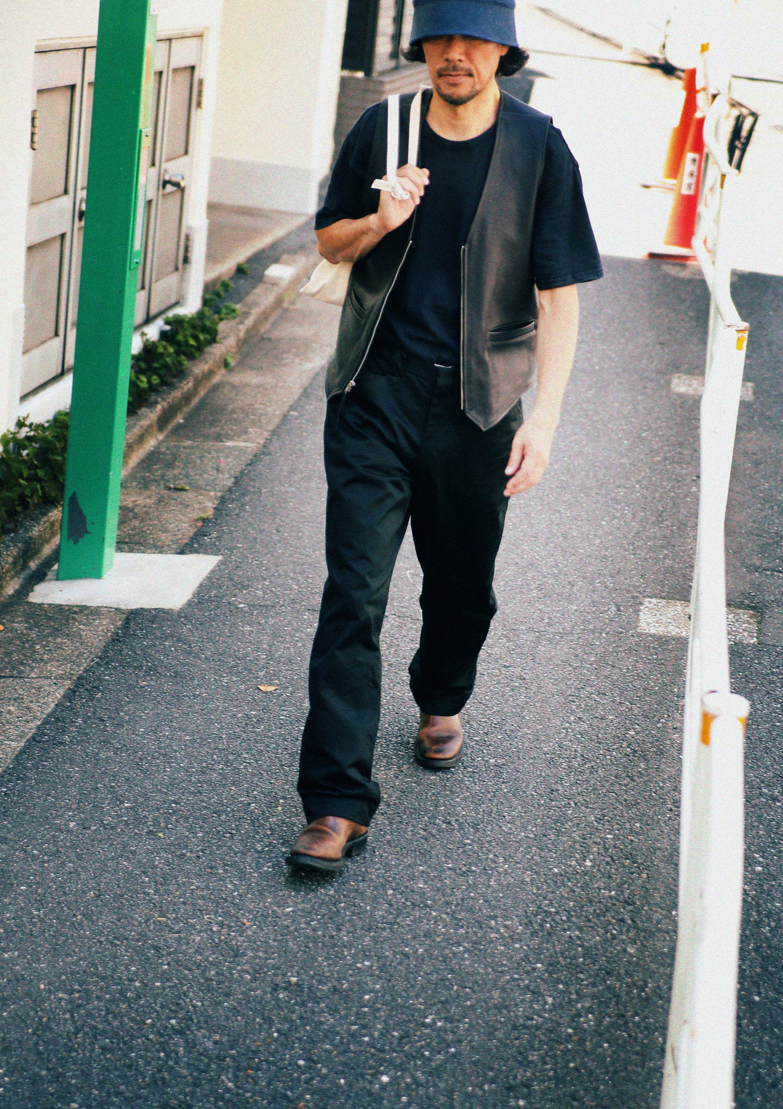 COTTON DRILL WESTERN TROUSERS Gallery Image 2