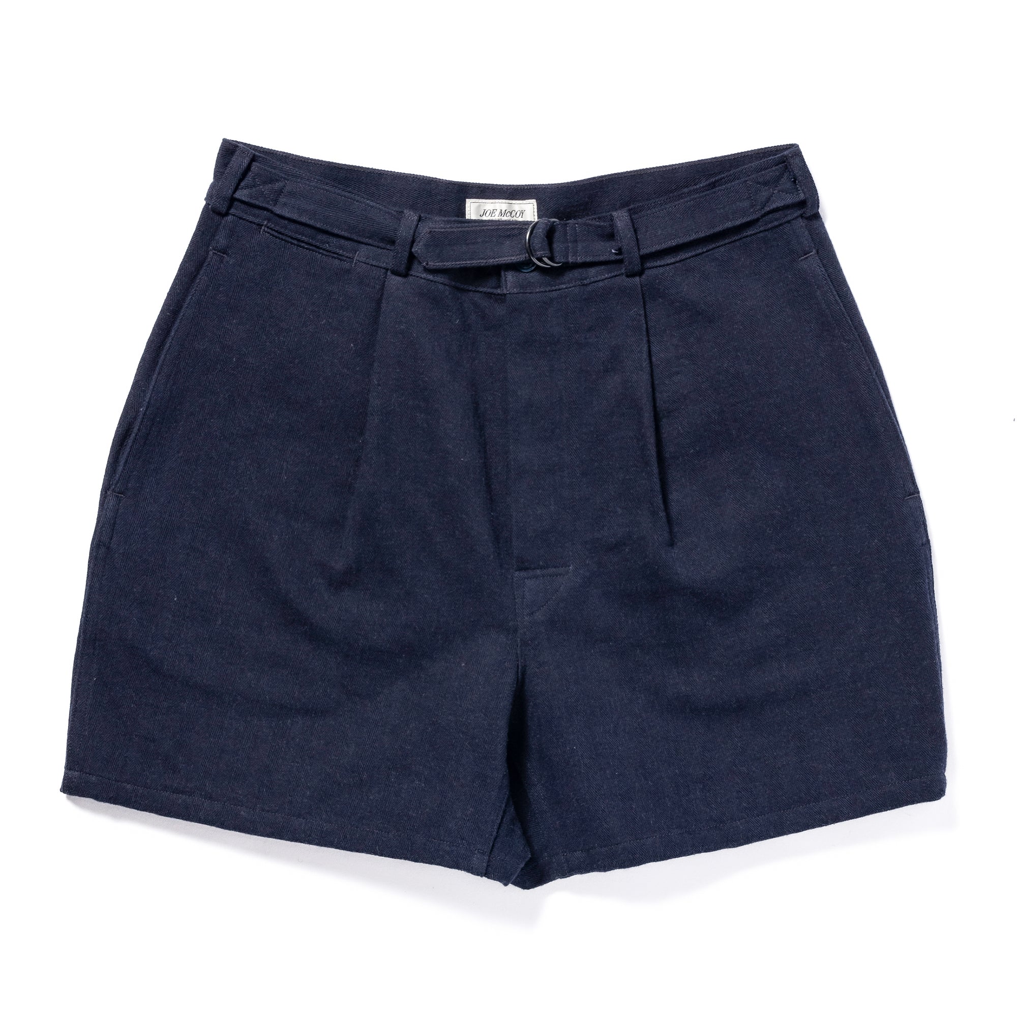 BELTED SHORTS / COTTON-HEMP