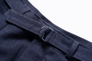 BELTED SHORTS / COTTON-HEMP