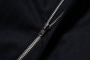 SINGLE-PLEAT WOOL TROUSERS