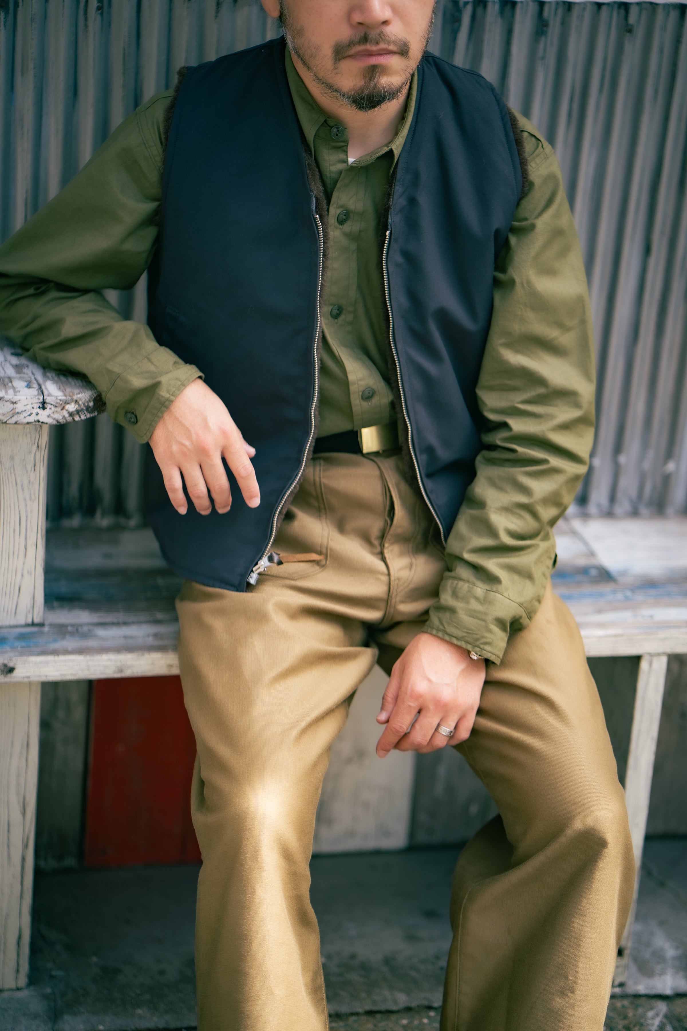 U.S.N. N-1 TROUSERS MODIFY / KHAKI – The Real McCoy's