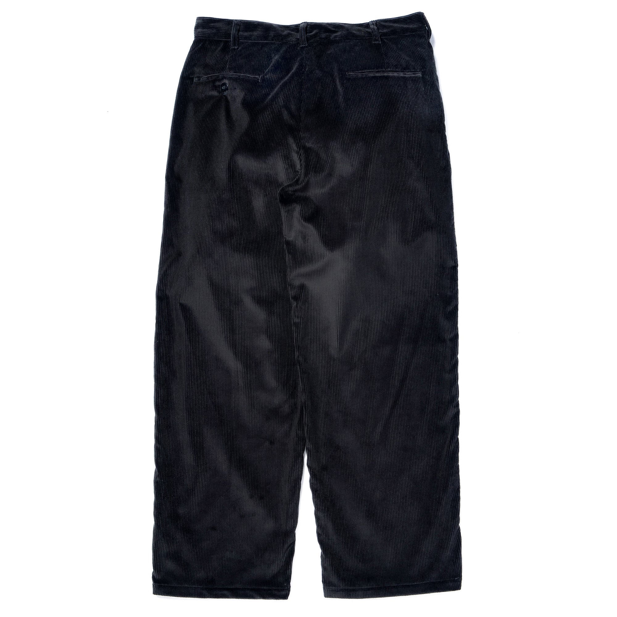 DOUBLE-PLEAT CORDUROY TROUSERS