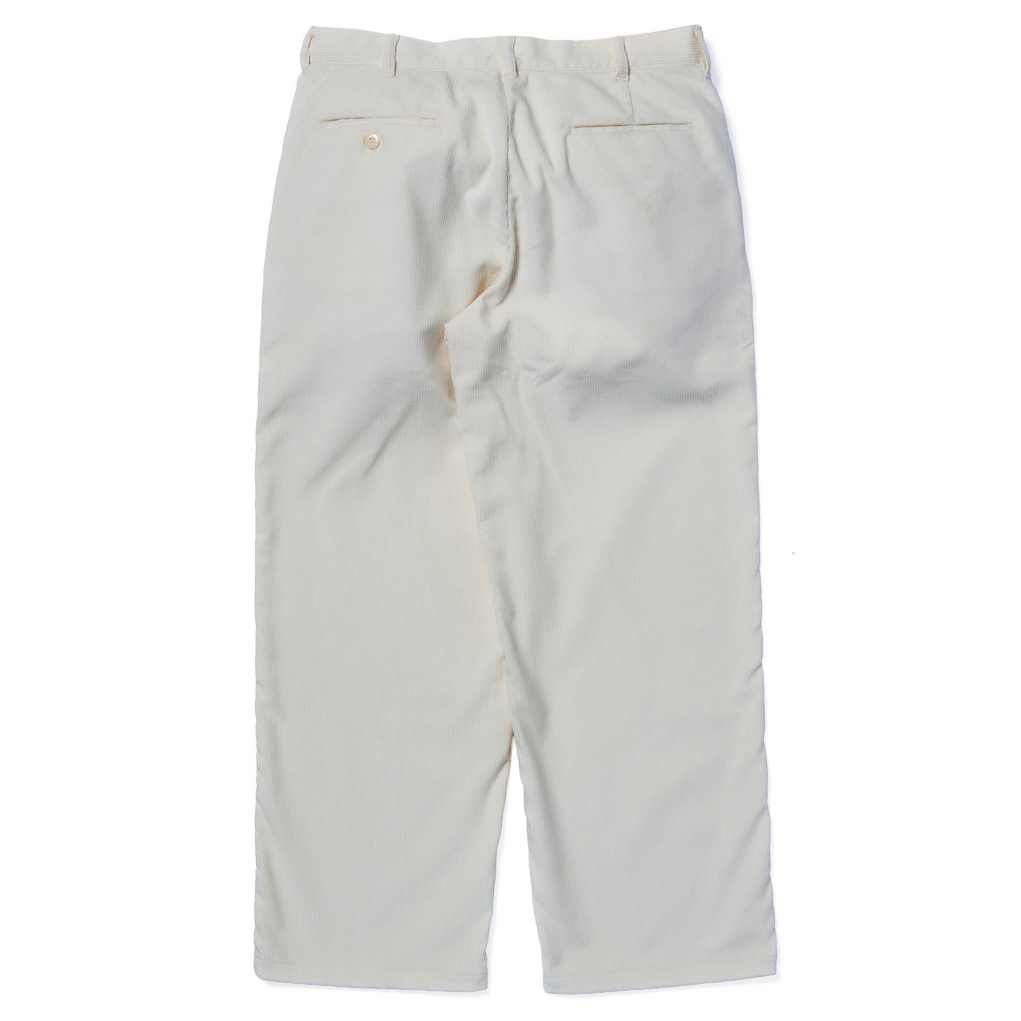 DOUBLE-PLEAT CORDUROY TROUSERS