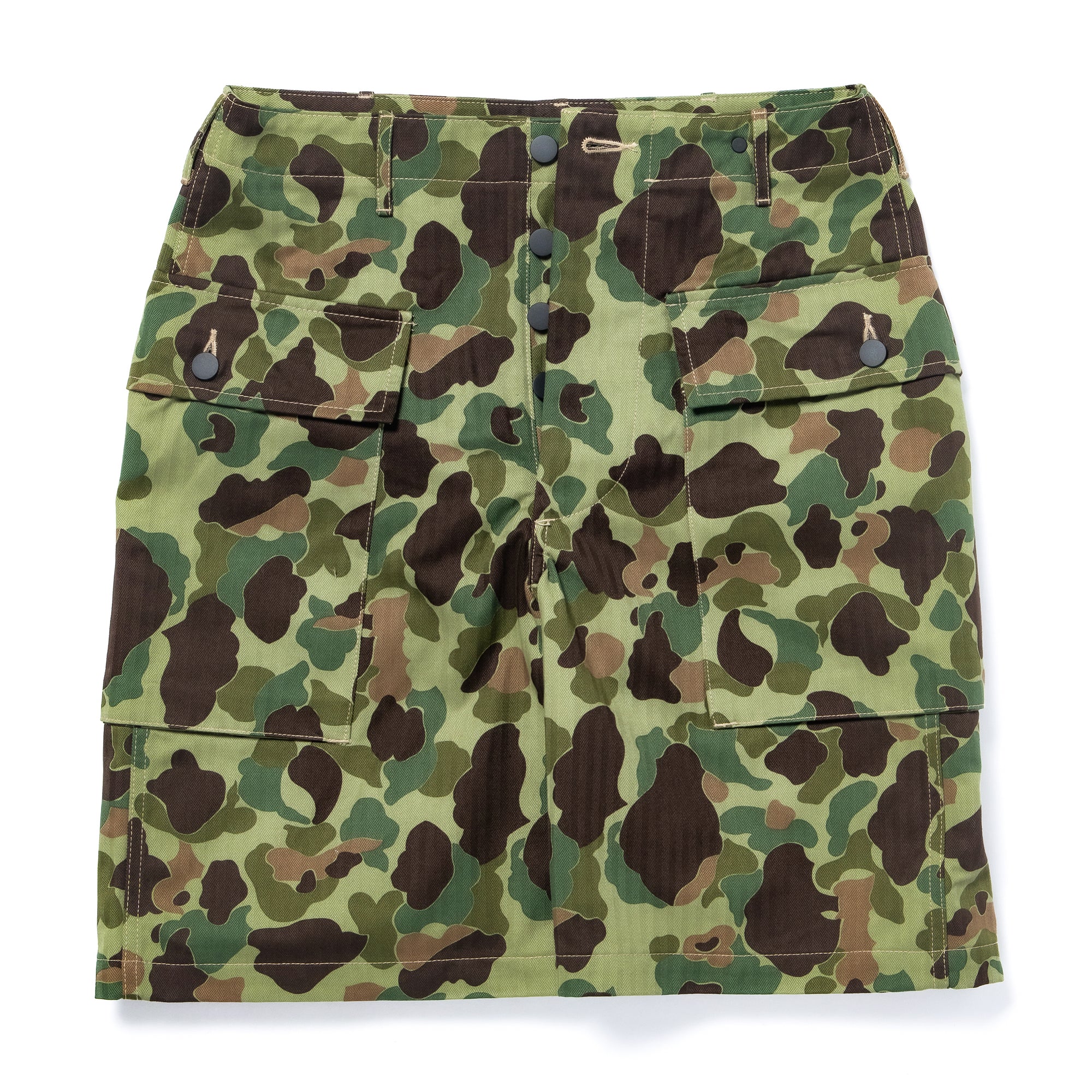 REVERSIBLE FROGSKIN CAMOUFLAGE SHORTS