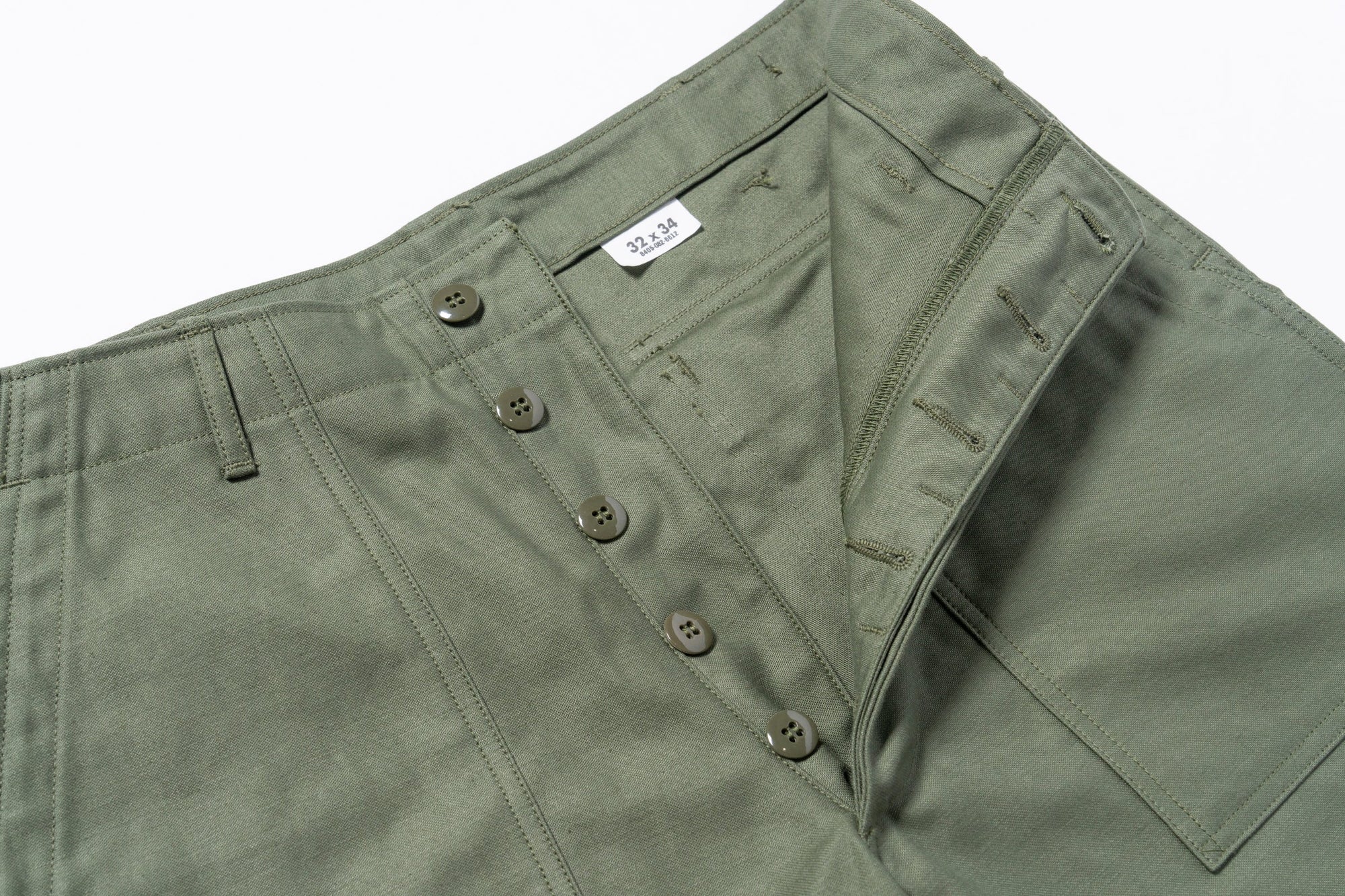 TROUSERS, MEN'S, COTTON SATEEN, OG-107