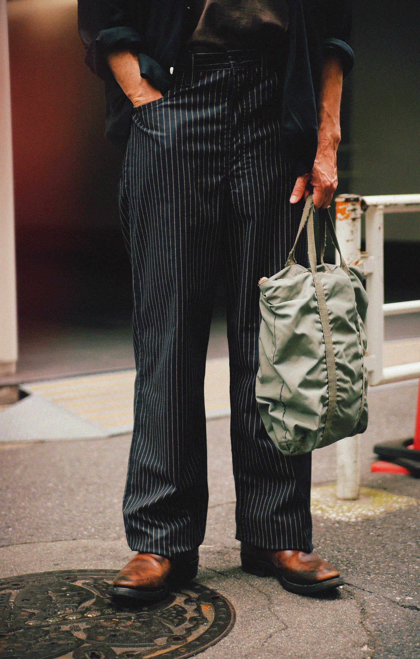 BLACK WABASH WORK TROUSERS Gallery Image 2