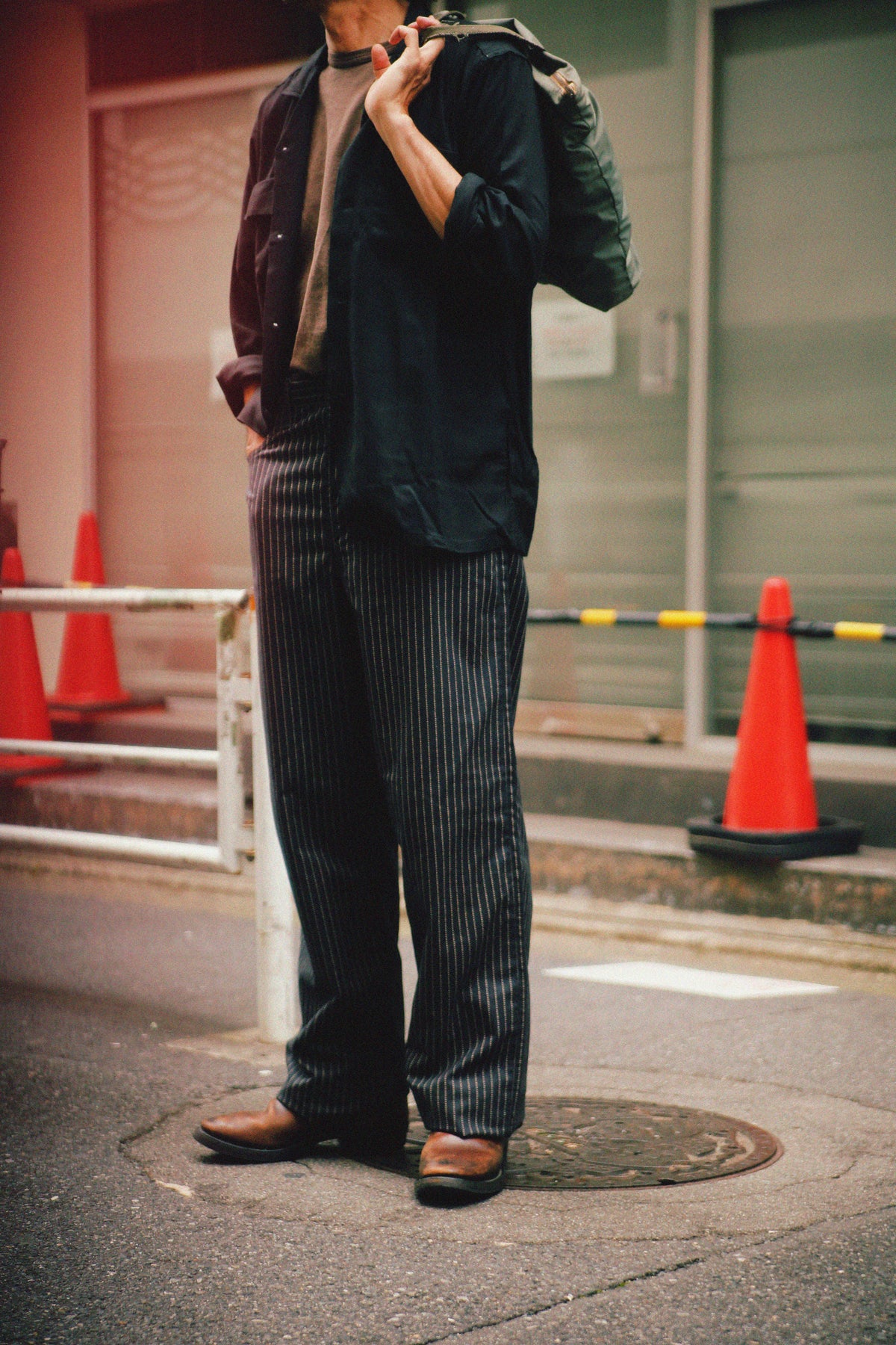 BLACK WABASH WORK TROUSERS Gallery Image 3