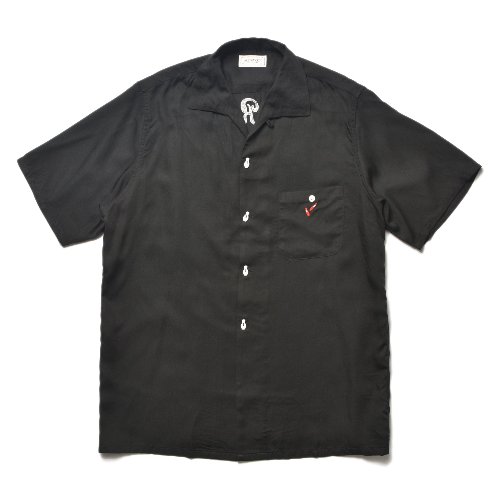 RAYON BOWLING SHIRT  / JOLLY ROGER