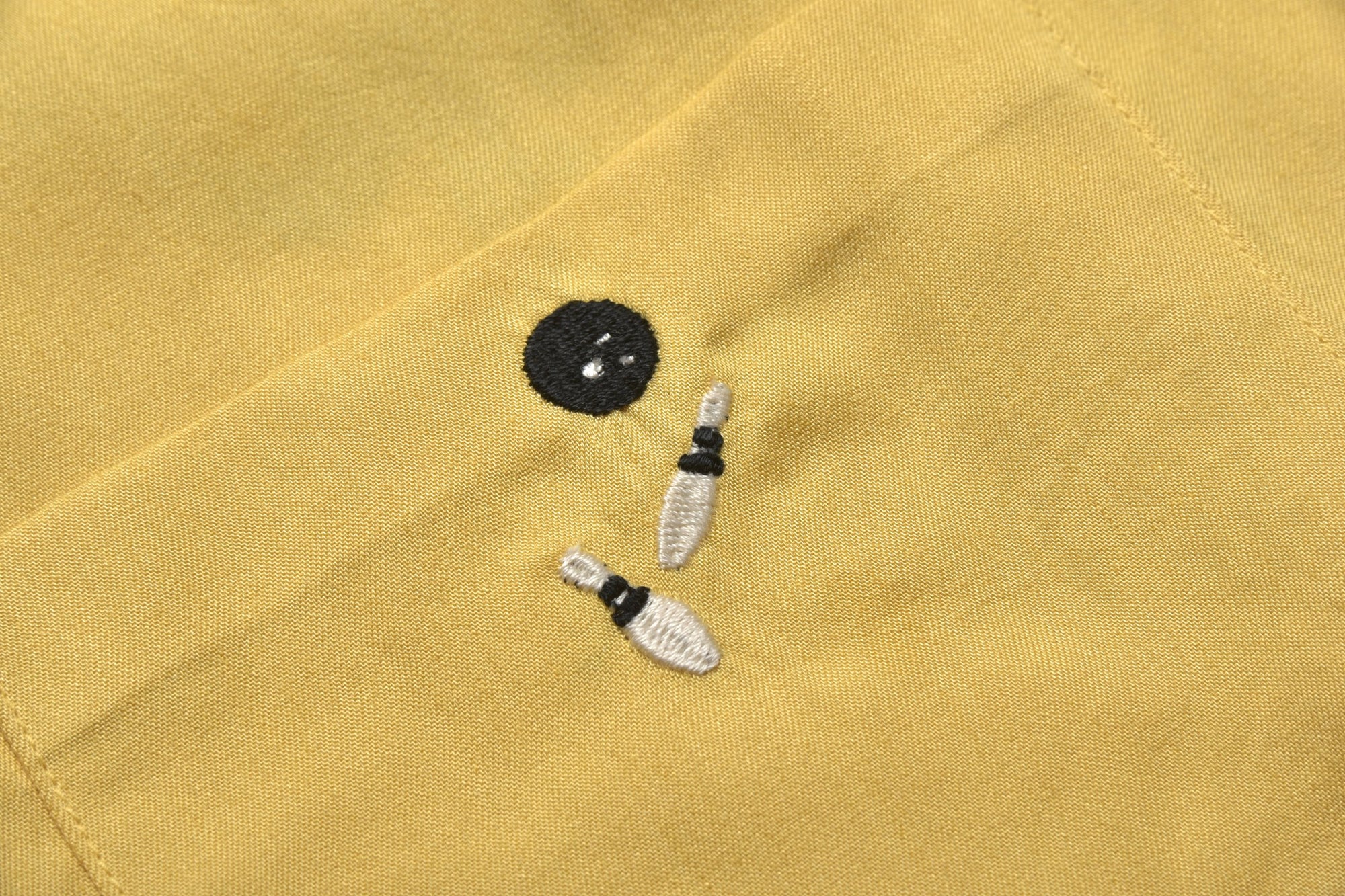 RAYON BOWLING SHIRT  / JOLLY ROGER