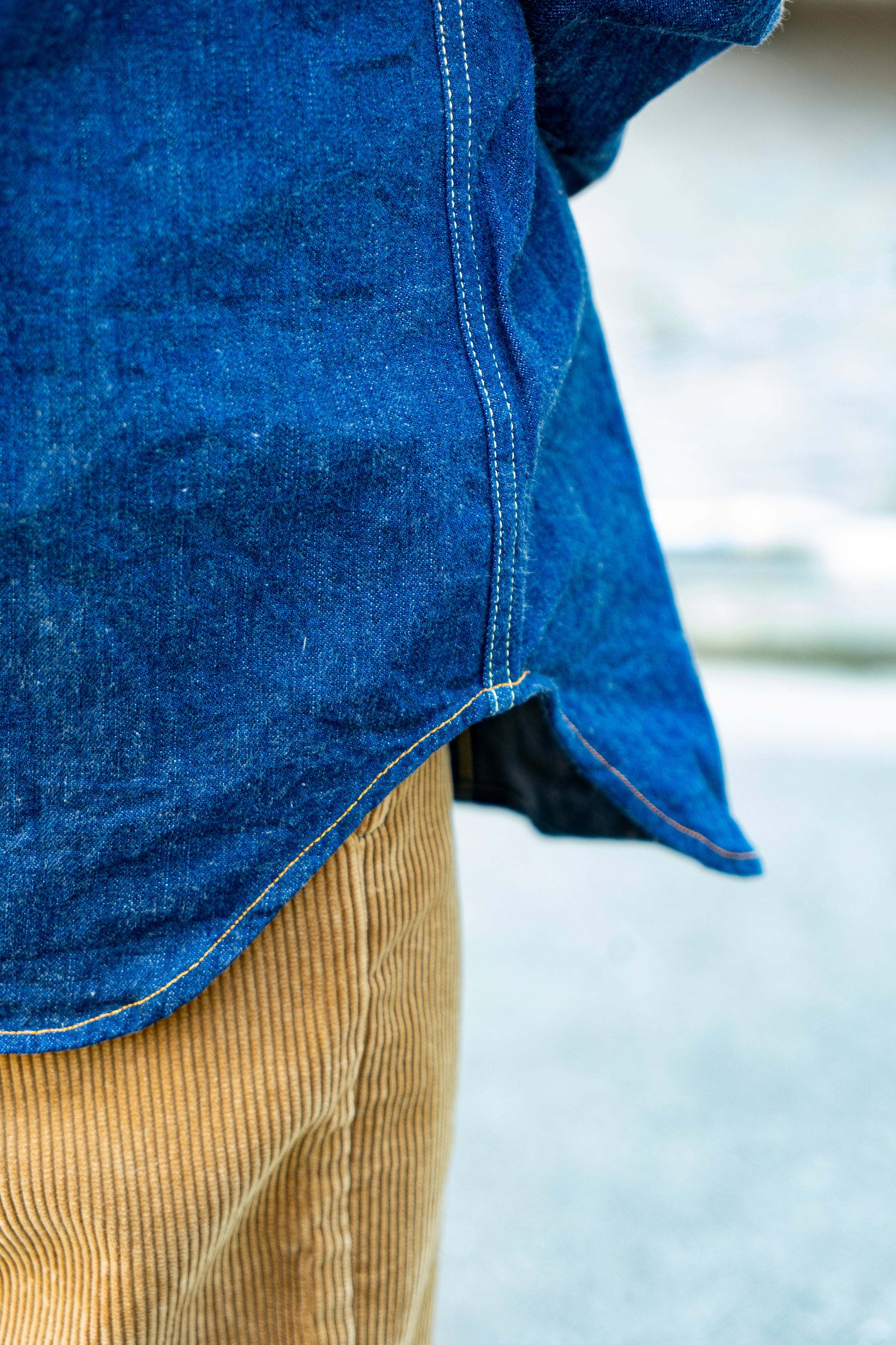 DENIM WESTERN SHIRT / SAWTOOTH – The Real McCoy's
