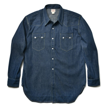DENIM WESTERN SHIRT / SAWTOOTH