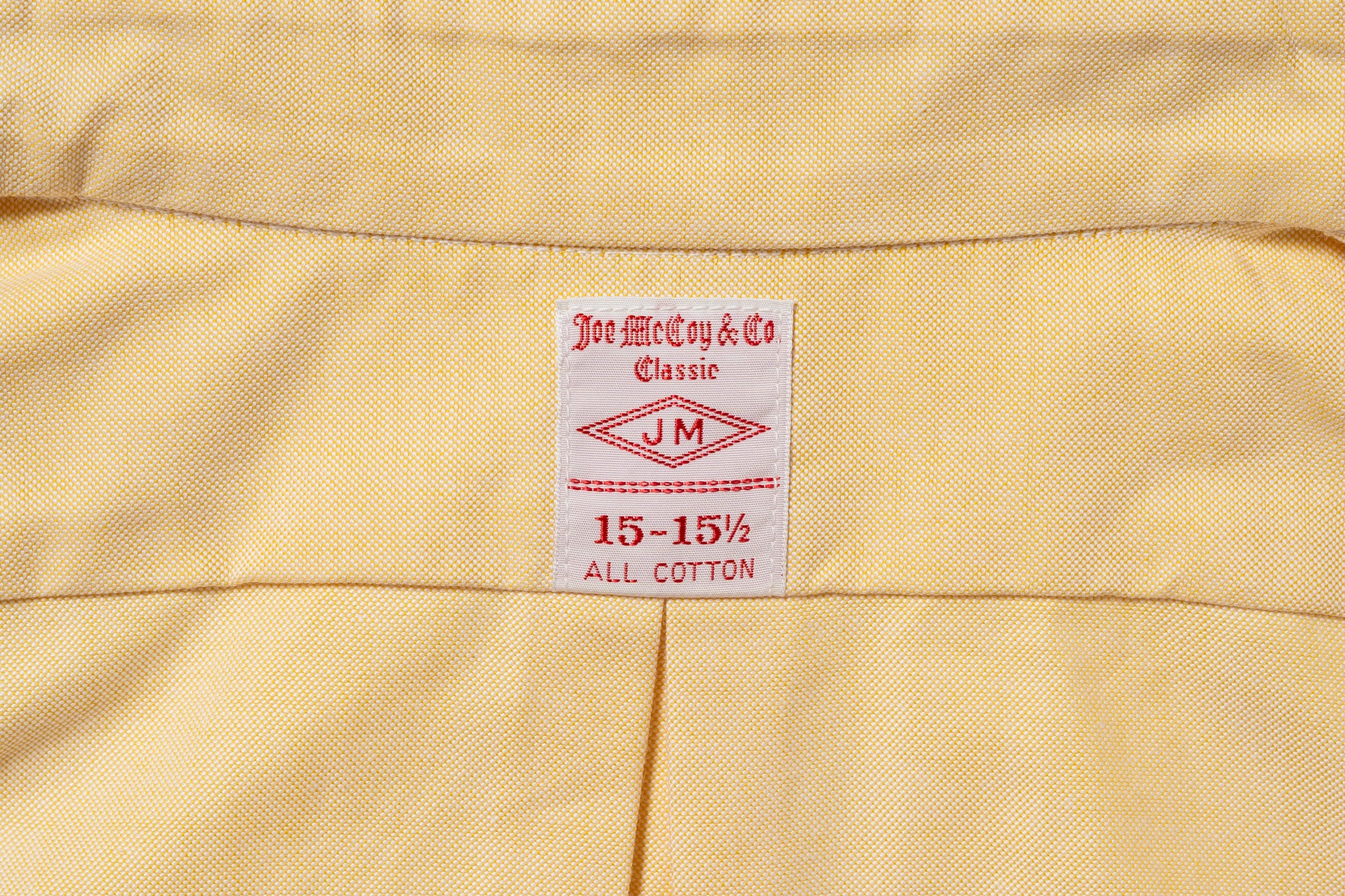 JOE MCCOY BUTTON DOWN SHIRT