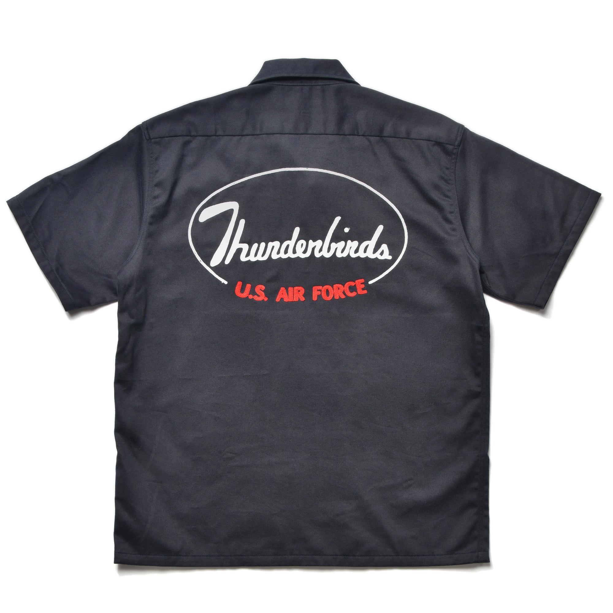 RAYON OPEN COLLAR SHIRT / THUNDERBIRDS