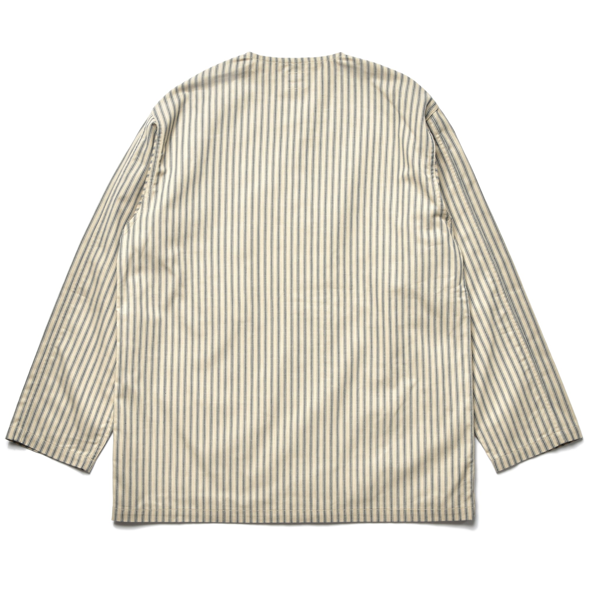 TICKING STRIPE PAJAMA SHIRT