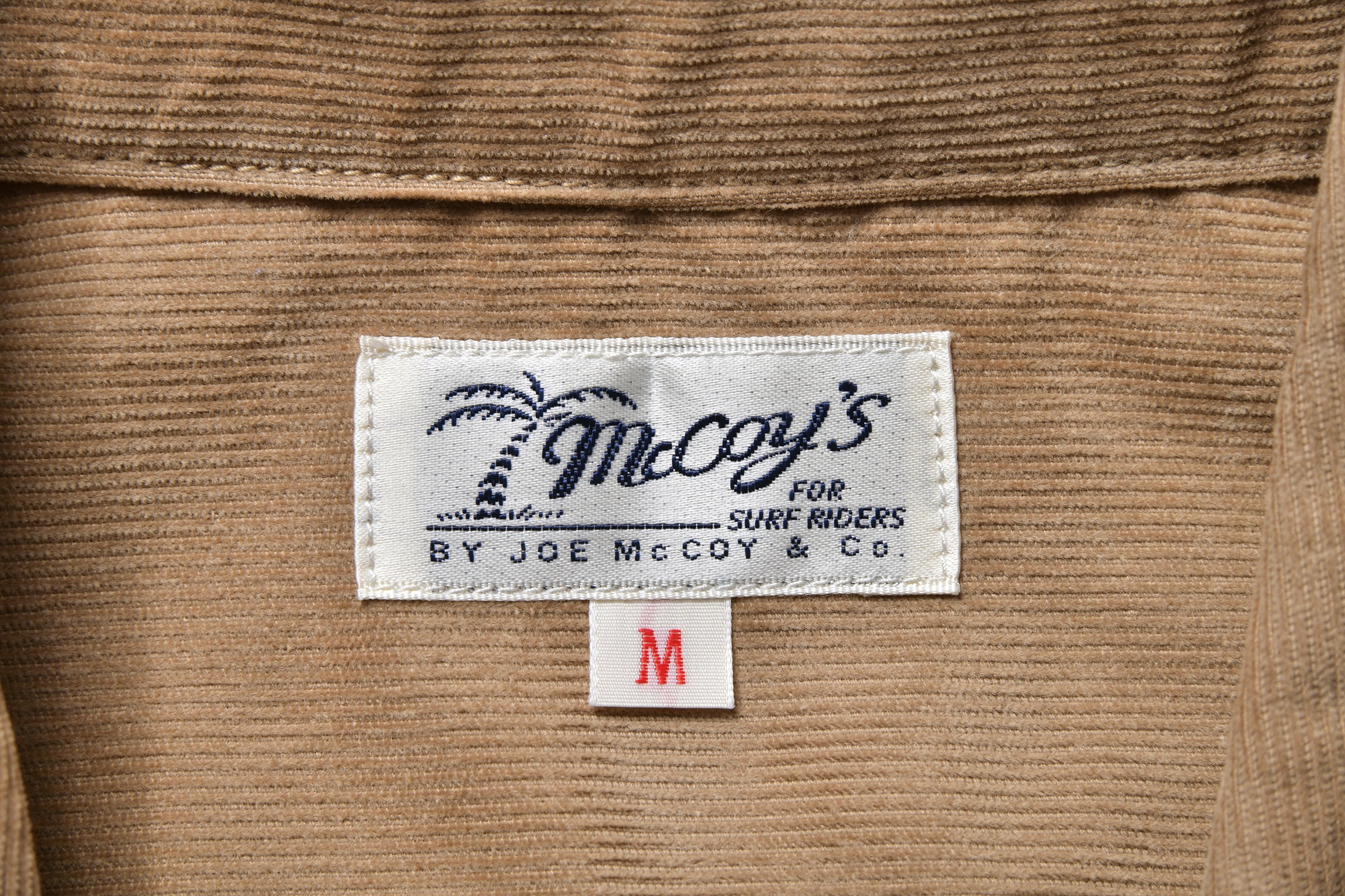 OPEN COLLAR RESORT S/S SHIRT / SUMMER CORDUROY – The Real McCoy's