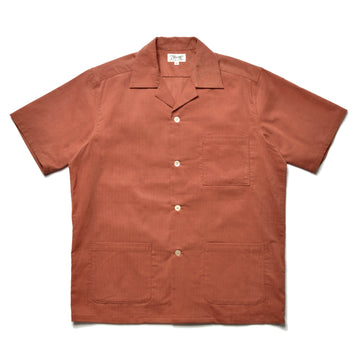OPEN COLLAR RESORT S/S SHIRT / SUMMER CORDUROY