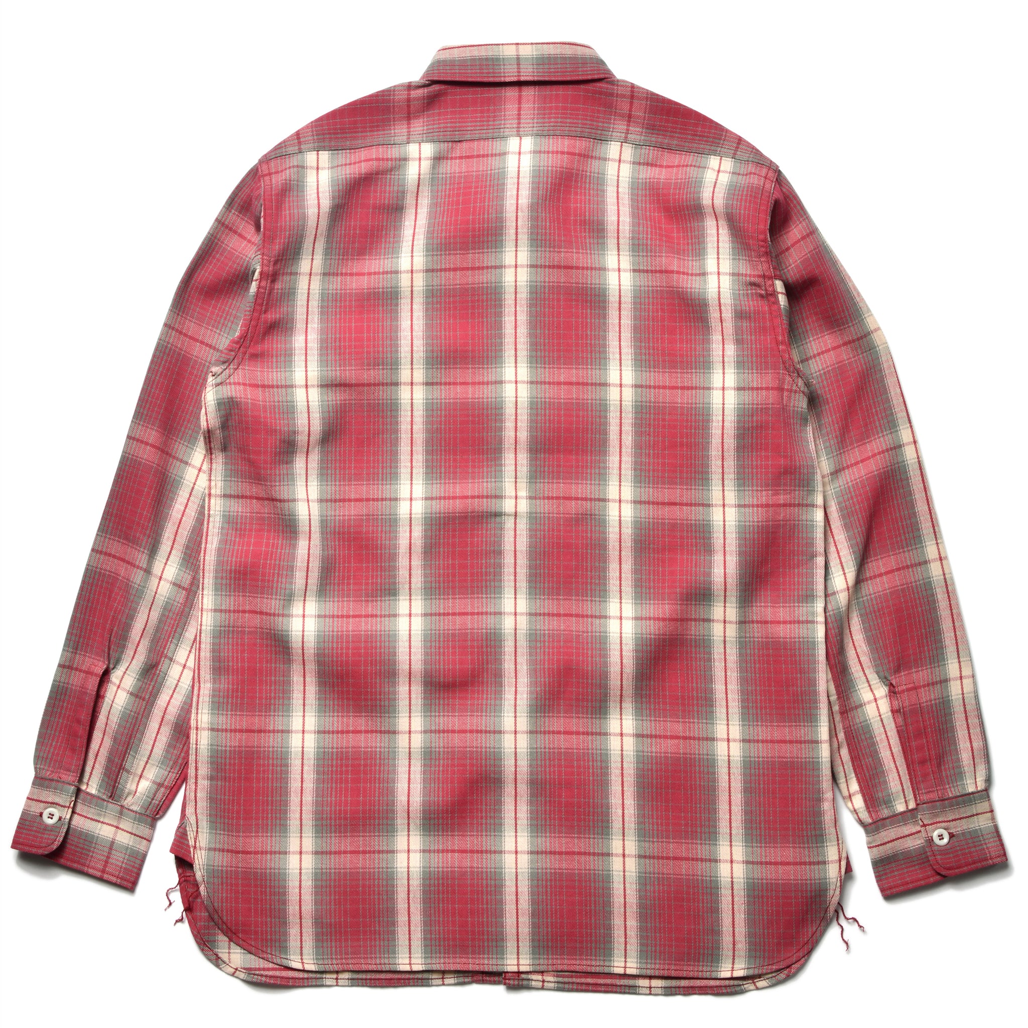 8HU OMBRE CHECK SUMMER FLANNEL SHIRT – The Real McCoy's