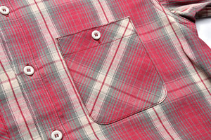 8HU OMBRE CHECK SUMMER FLANNEL SHIRT