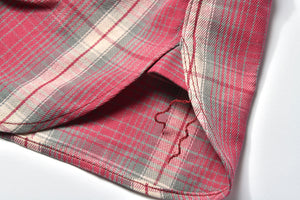 8HU OMBRE CHECK SUMMER FLANNEL SHIRT