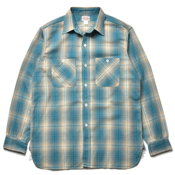 8HU OMBRE CHECK SUMMER FLANNEL SHIRT