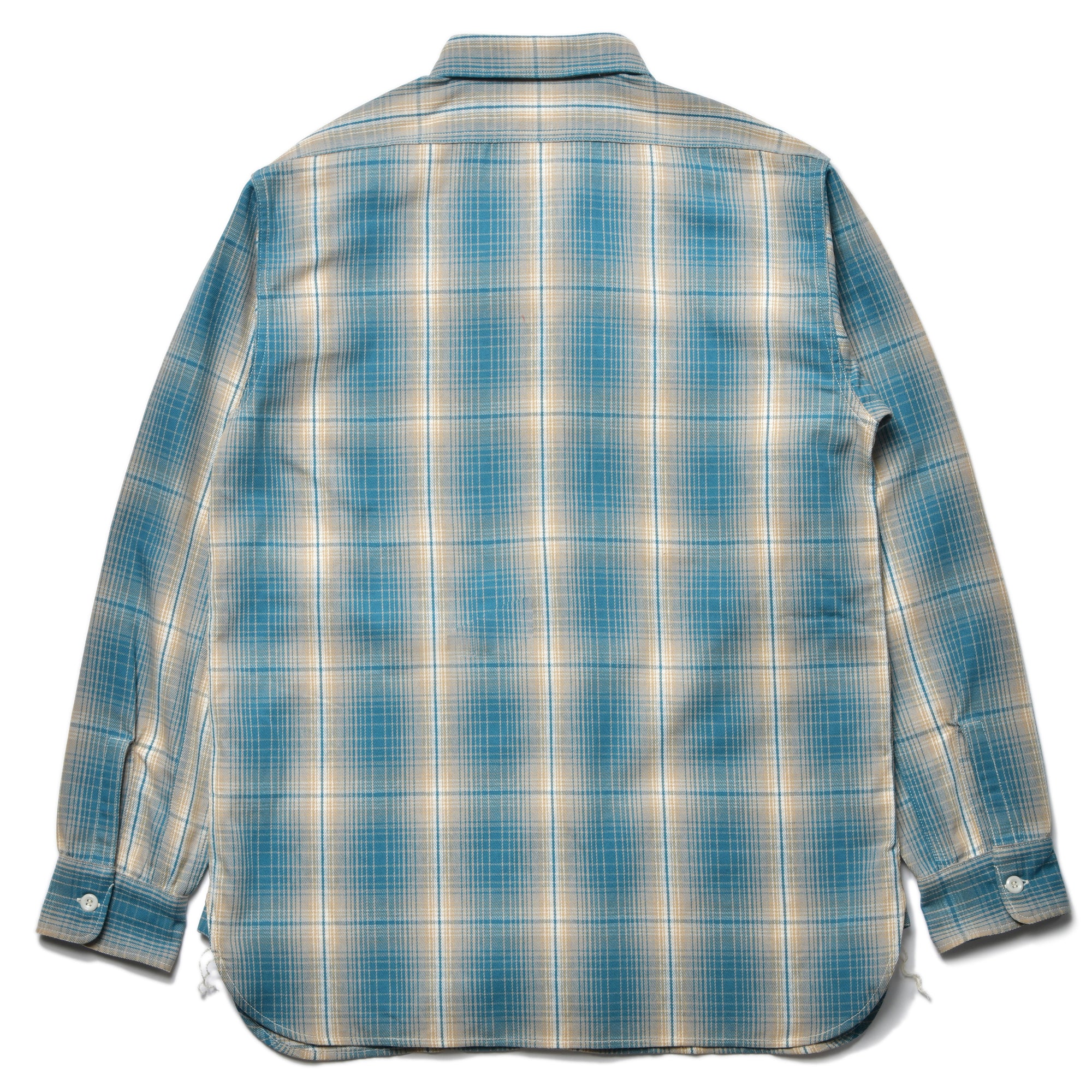 8HU OMBRE CHECK SUMMER FLANNEL SHIRT