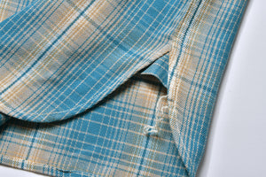 8HU OMBRE CHECK SUMMER FLANNEL SHIRT