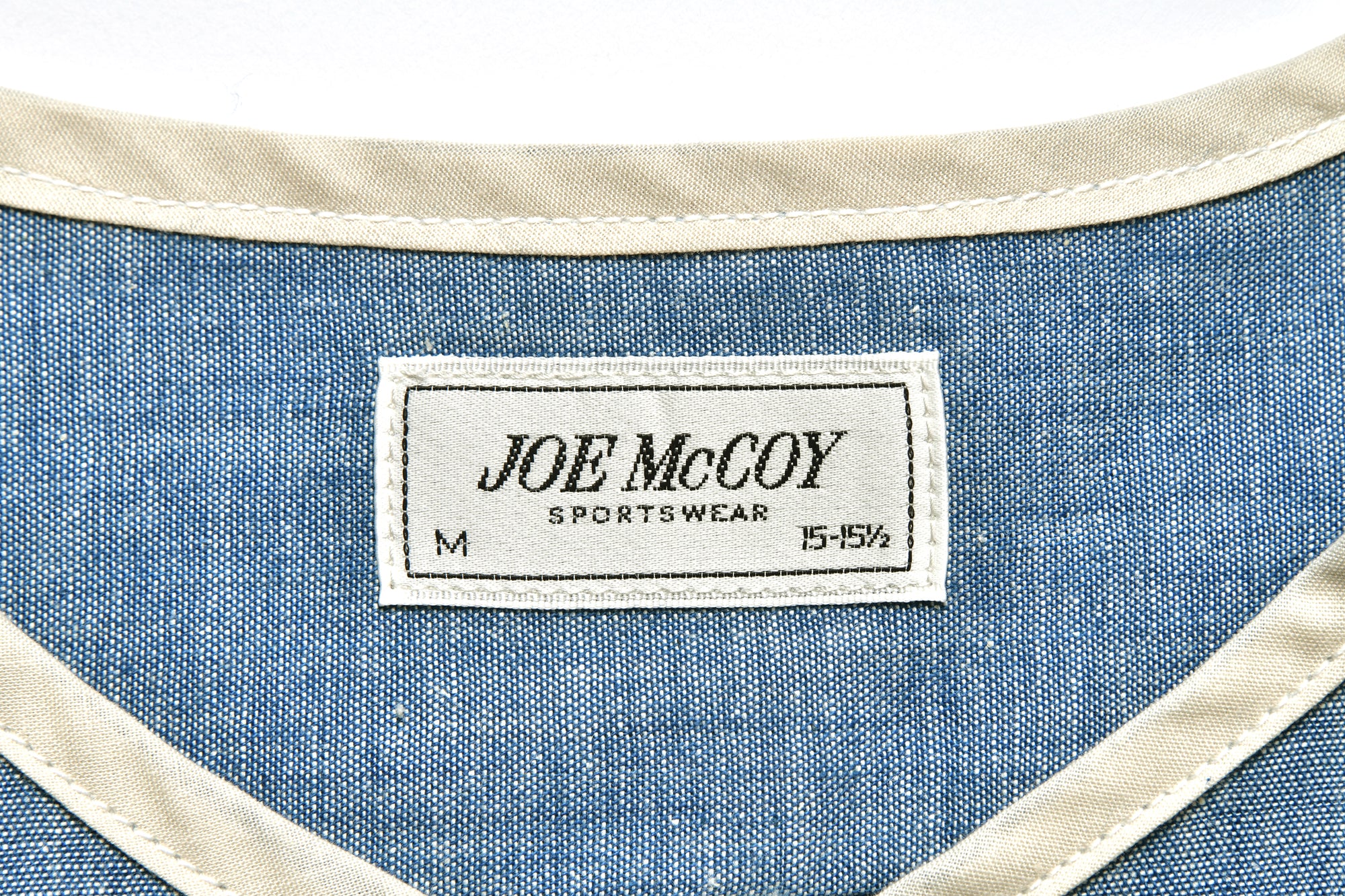 CHAMBRAY PULLOVER STRIPE SUMMER SHIRT