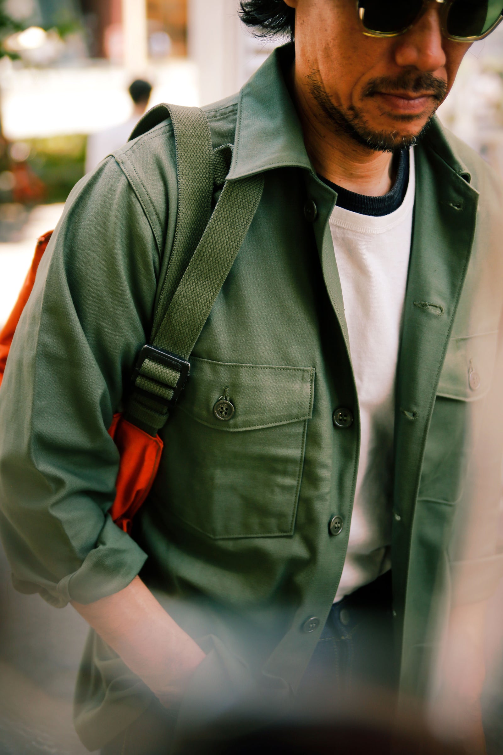 SHIRT, MAN'S, COTTON SATEEN, OG-107 Gallery Image 4