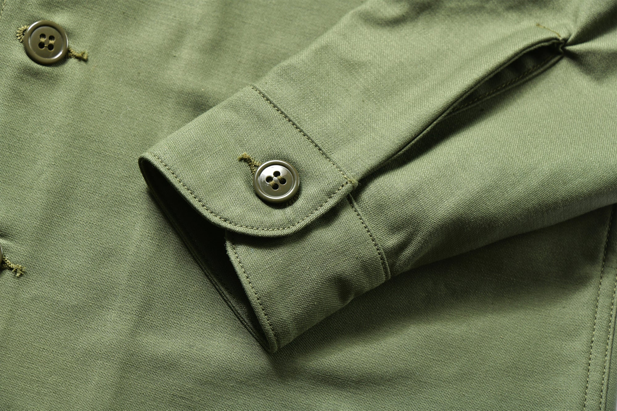 SHIRT, MAN'S, COTTON SATEEN, OG-107 The Real McCoy's SHIRT, MAN'S, COTTON SATEEN, OG-107 The Real McCoy's