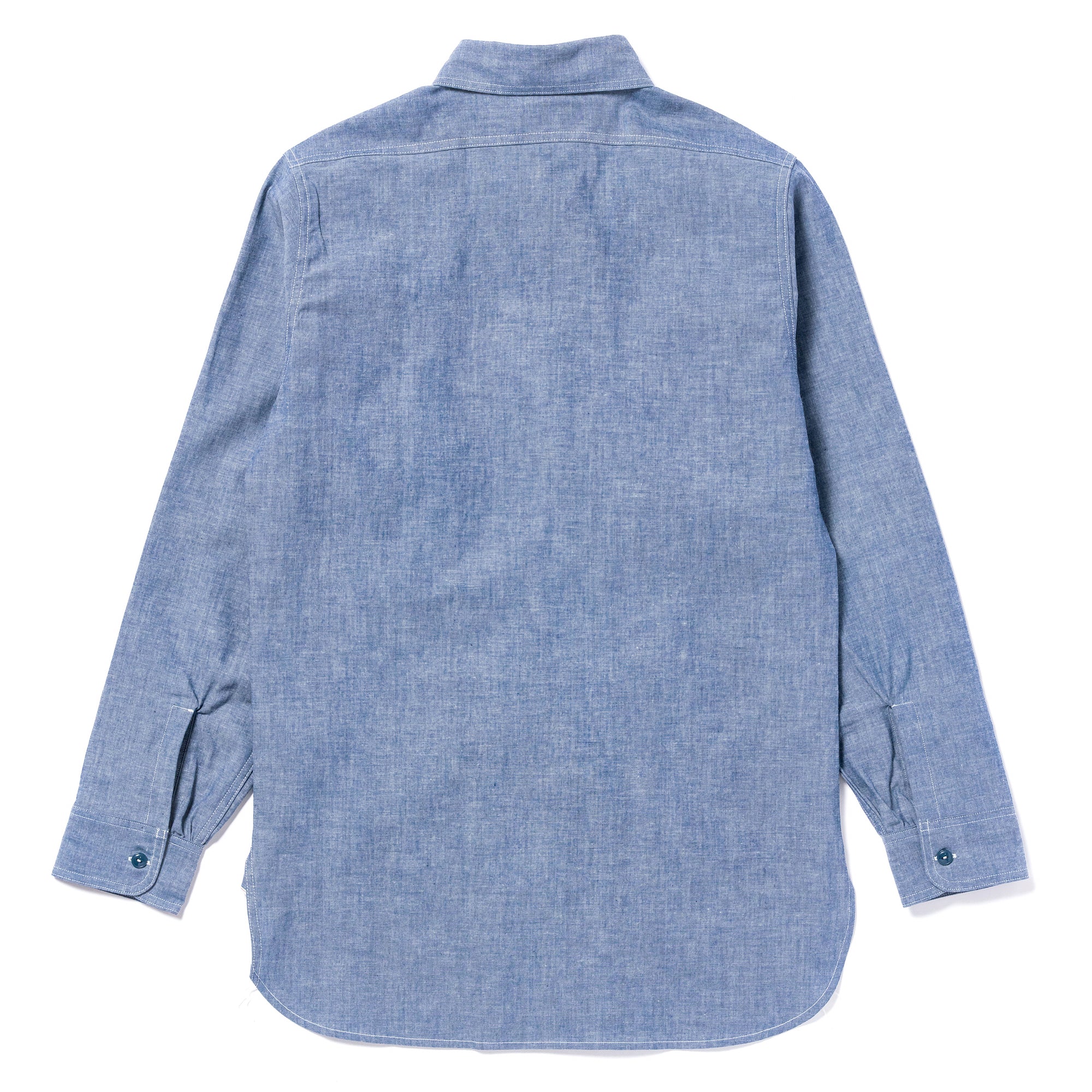 U.S. NAVY CHAMBRAY L/S SHIRT (LONG)