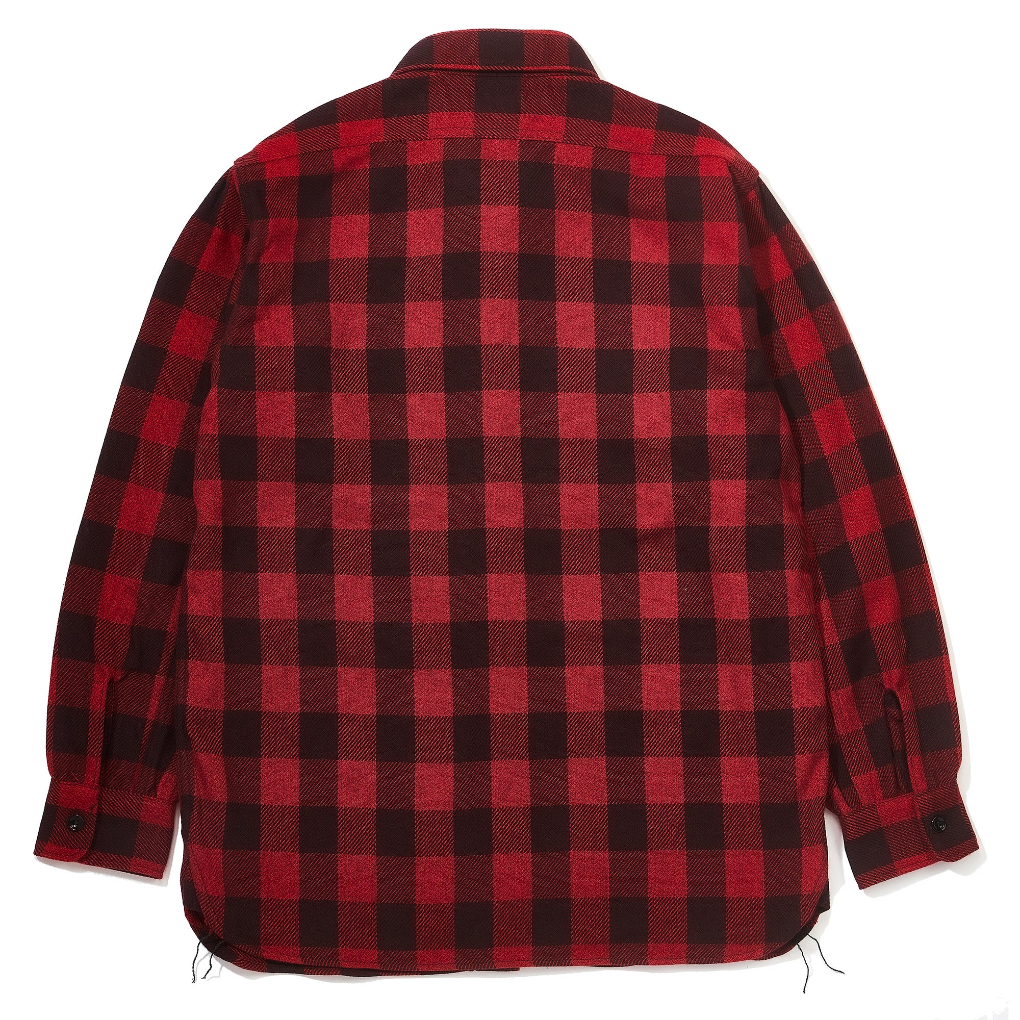 8HU TWISTED-YARN BUFFALO CHECK FLANNEL SHIRT