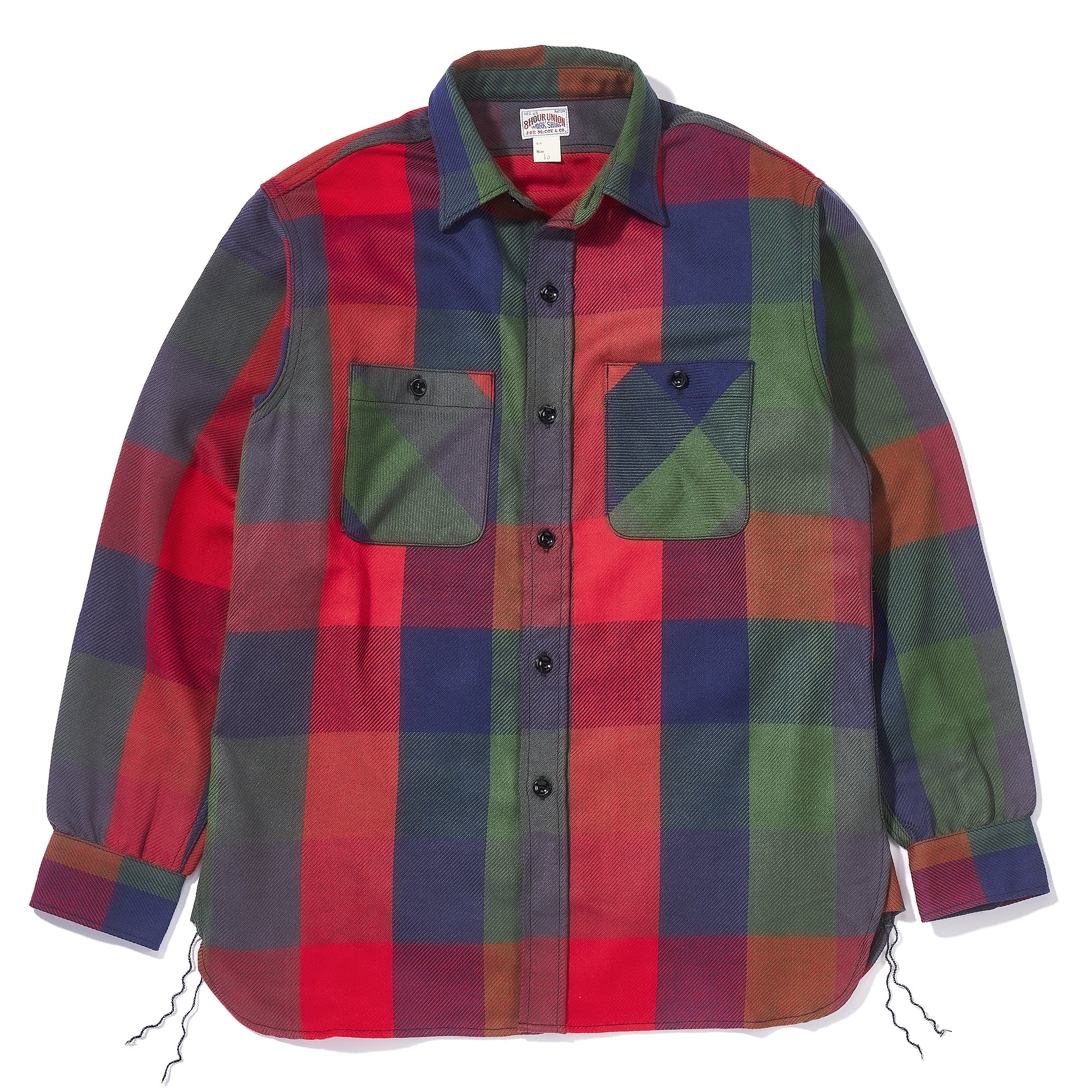 8HU MULTICOLOR CHECK FLANNEL SHIRT