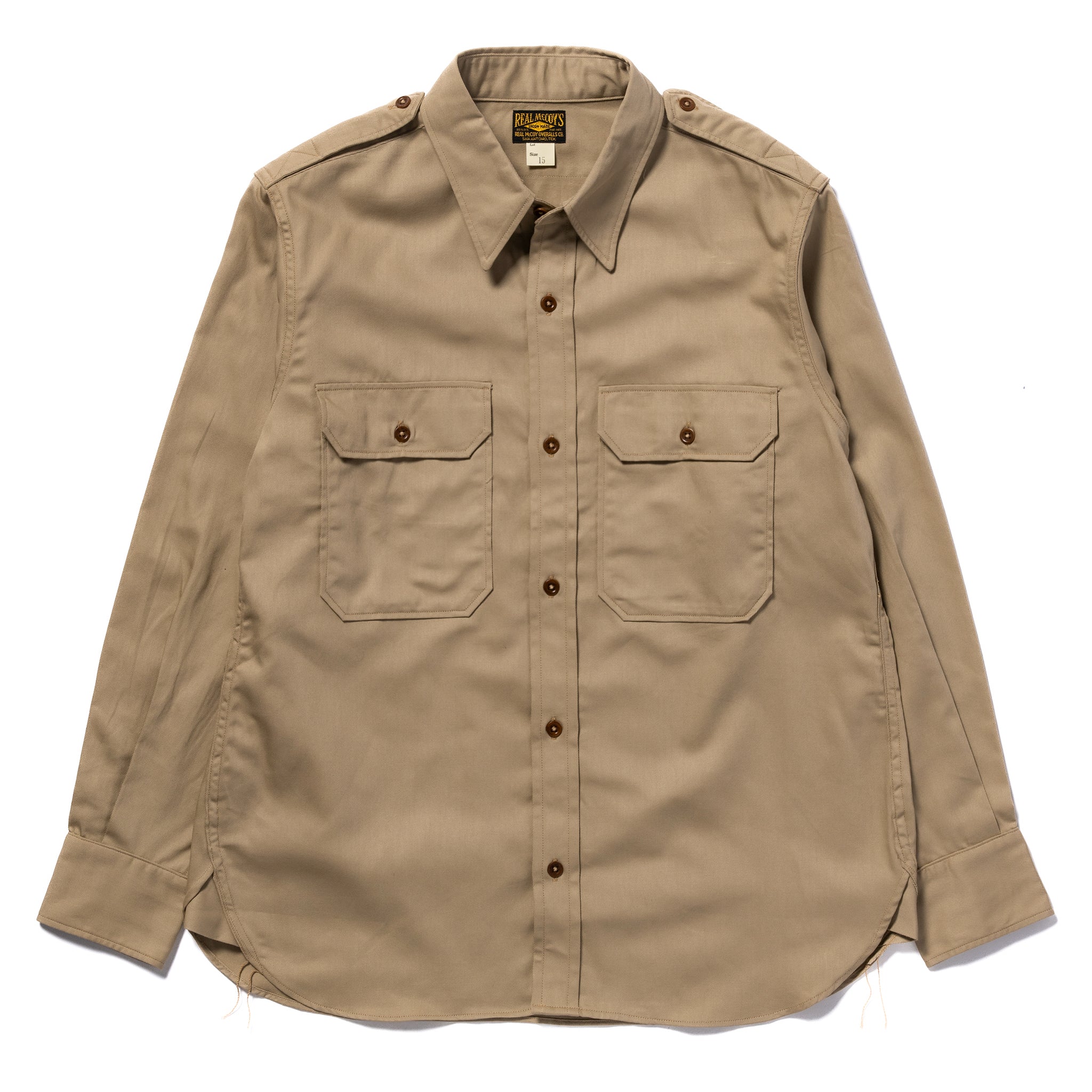 KHAKI SHIRT L/S (MODIFY)