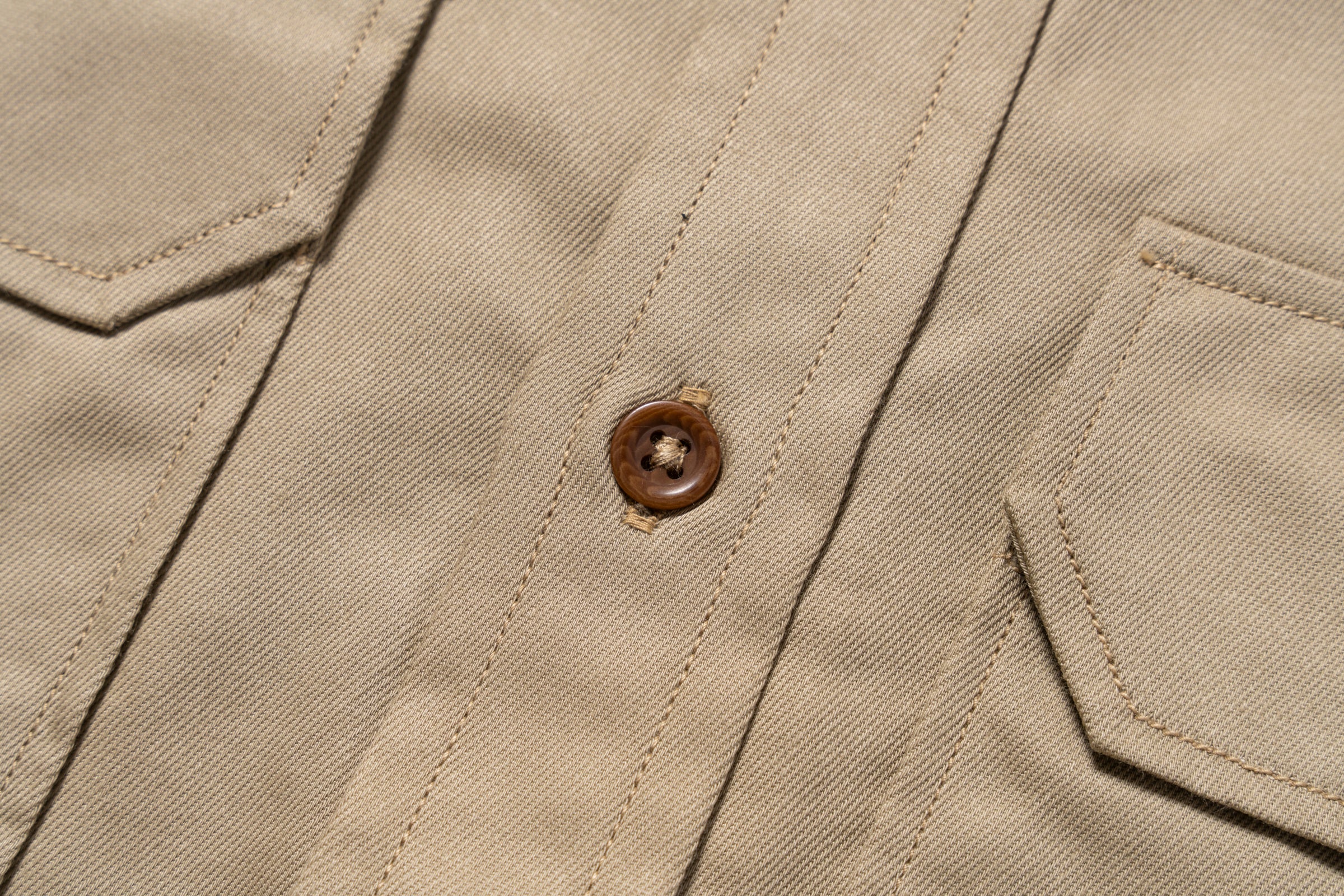 The REAL McCOY'S カーキシャツ KHAKI SHIRT L/S (MODIFY) – The Real McCoy's