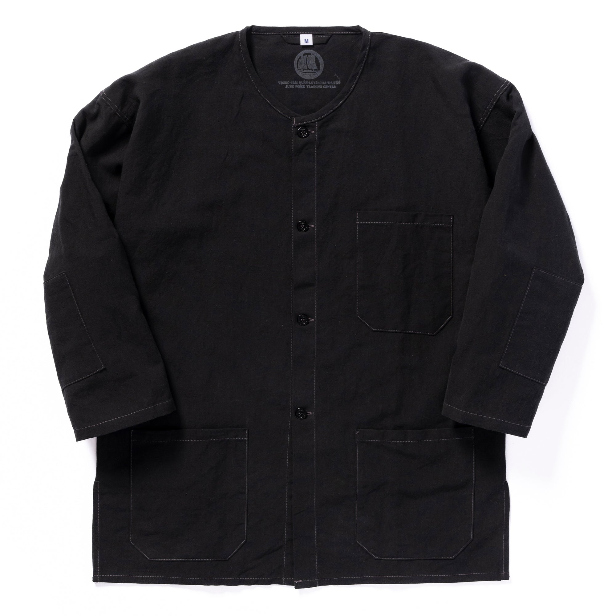 JUNK FORCE BLACK PAJAMA SHIRT