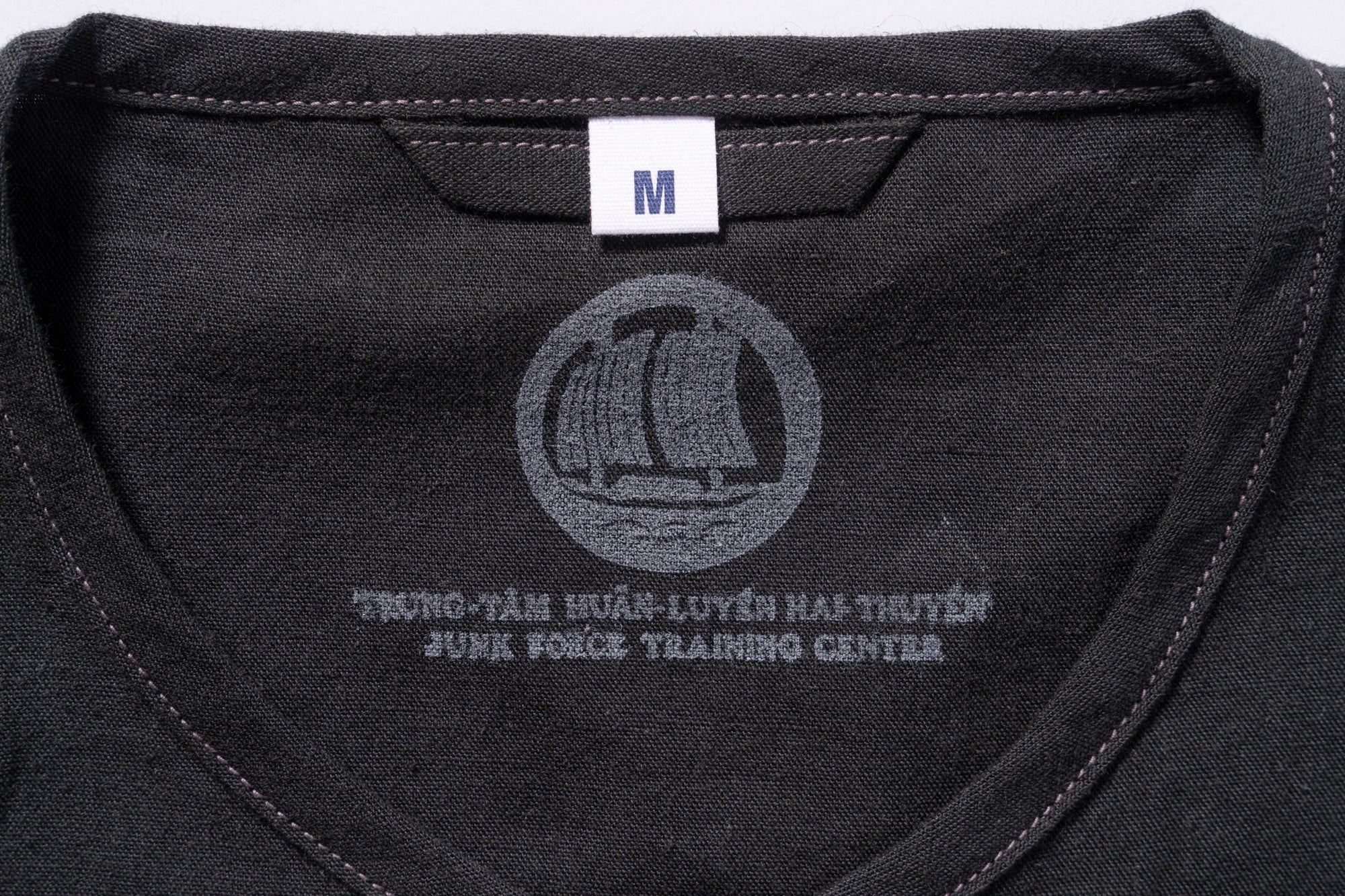 JUNK FORCE BLACK PAJAMA SHIRT