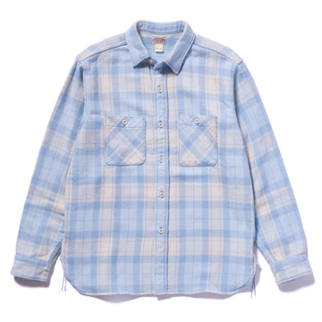 8HU BLOCK CHECK SUMMER FLANNEL SHIRT