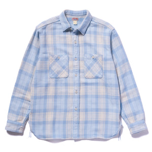 8HU BLOCK CHECK SUMMER FLANNEL SHIRT