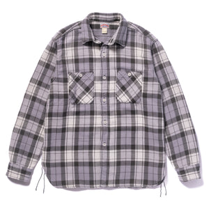 8HU BLOCK CHECK SUMMER FLANNEL SHIRT