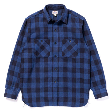 8HU TWISTED-YARN BUFFALO CHECK FLANNEL SHIRT