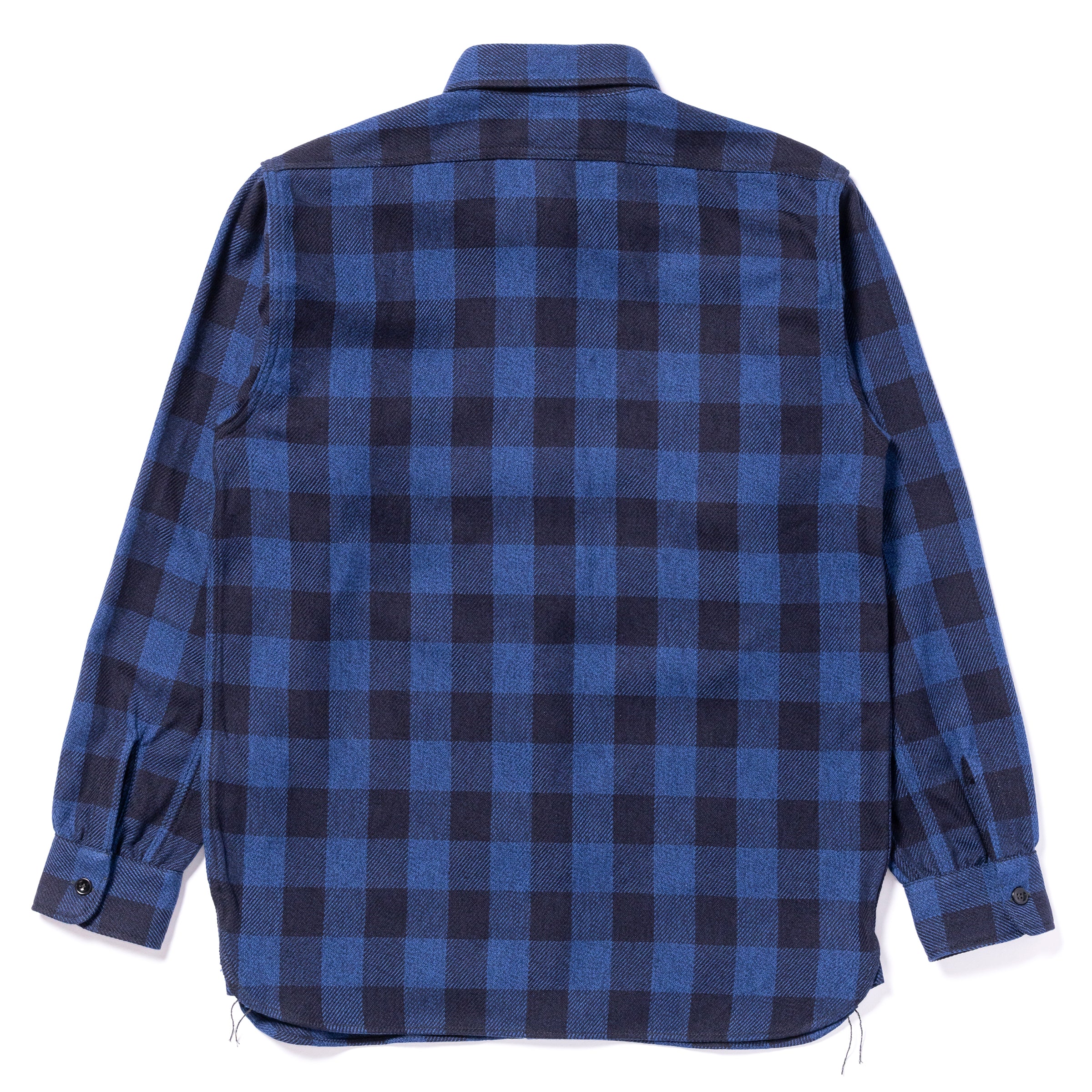 8HU TWISTED-YARN BUFFALO CHECK FLANNEL SHIRT – The Real McCoy's