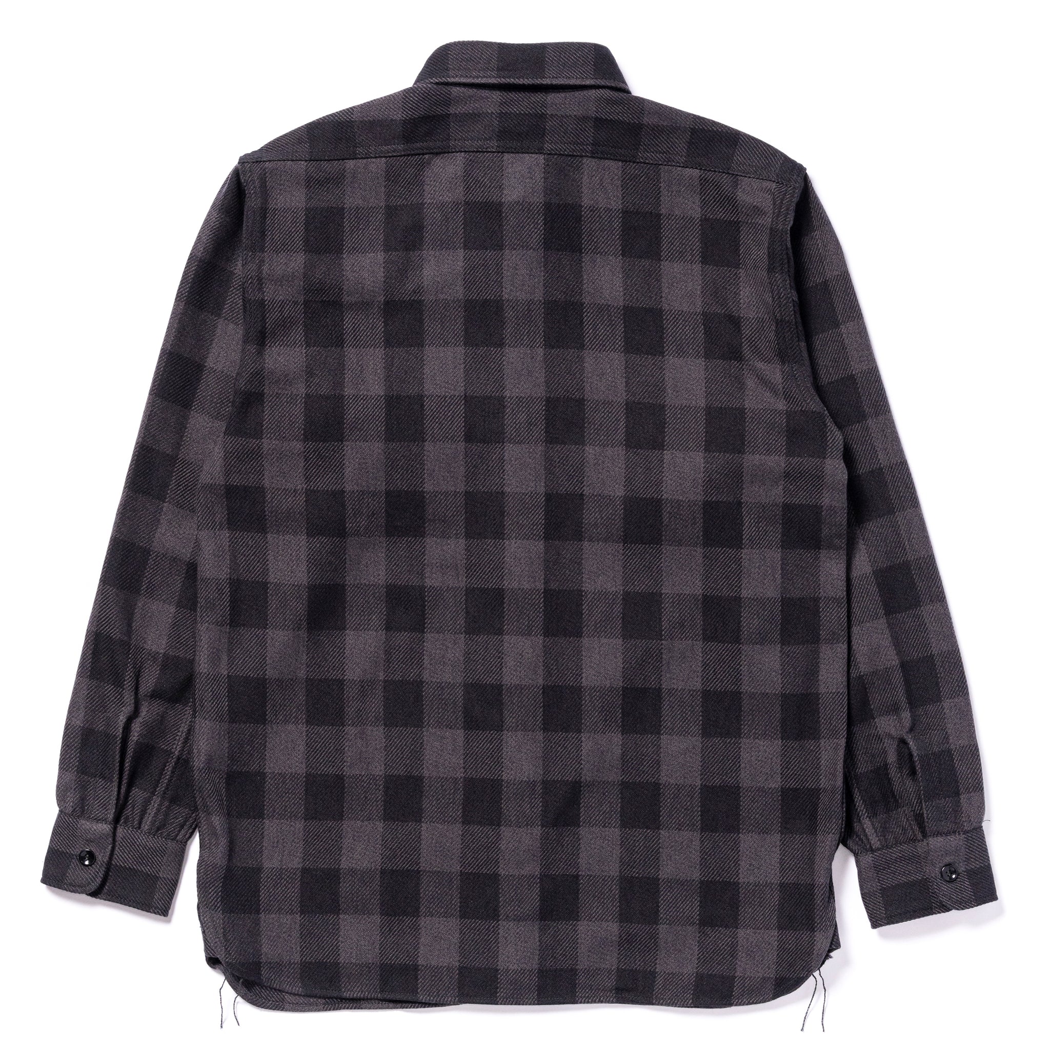 8HU TWISTED-YARN BUFFALO CHECK FLANNEL SHIRT