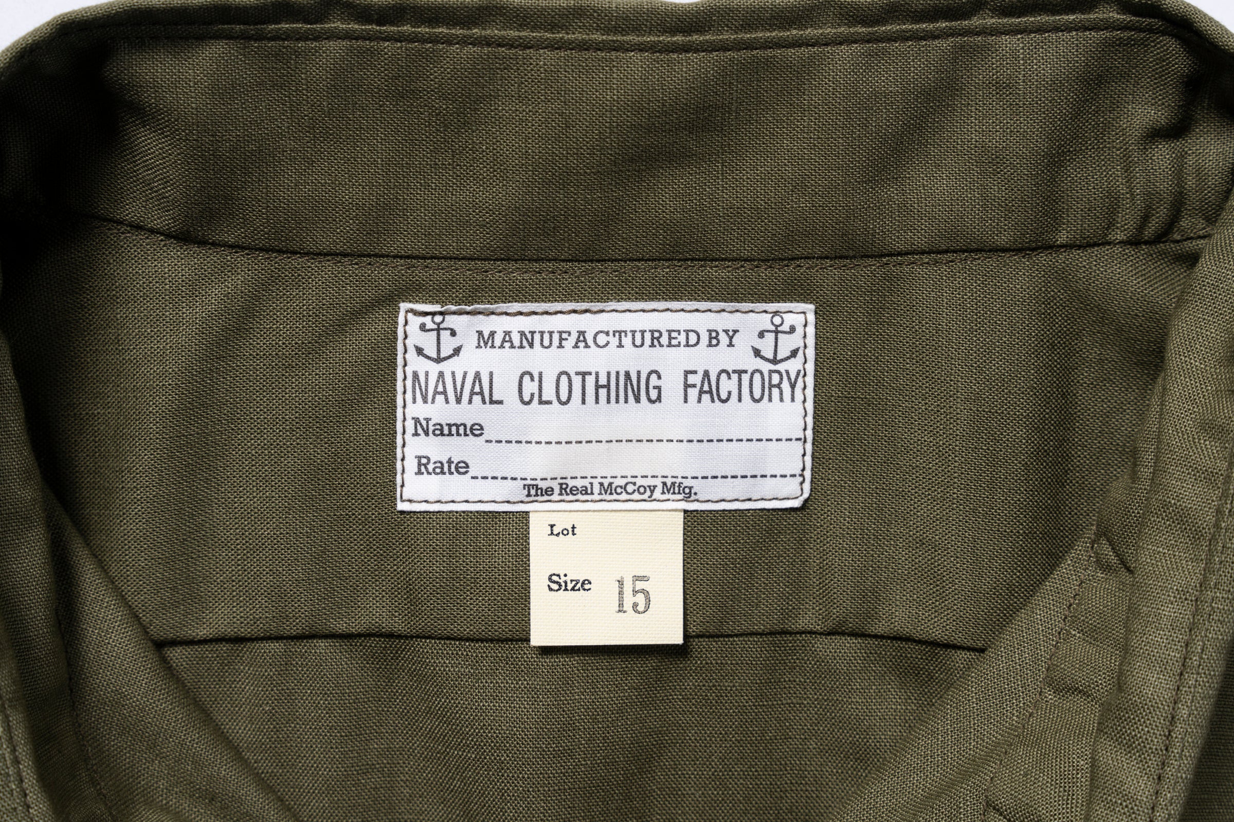 トップス THE REAL MCCOY'S USN N-3 SHIRT L/S (MODIFY) / USN – The Real McCoy's