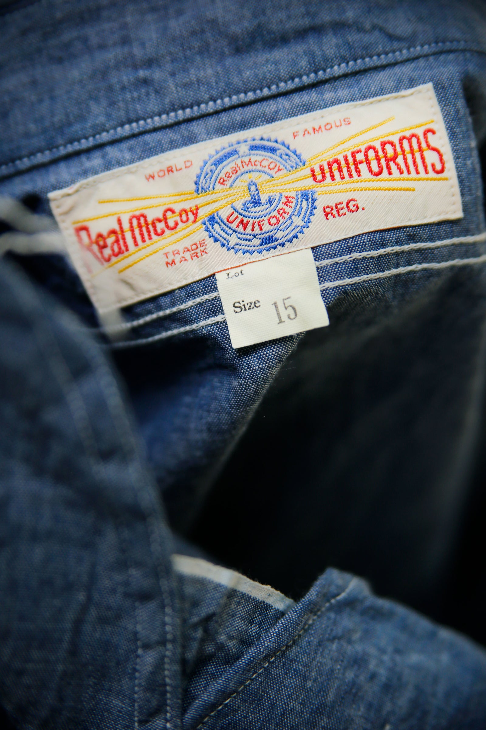 U.S. NAVY CHAMBRAY SHIRT L/S (MODIFY) Gallery Image 5