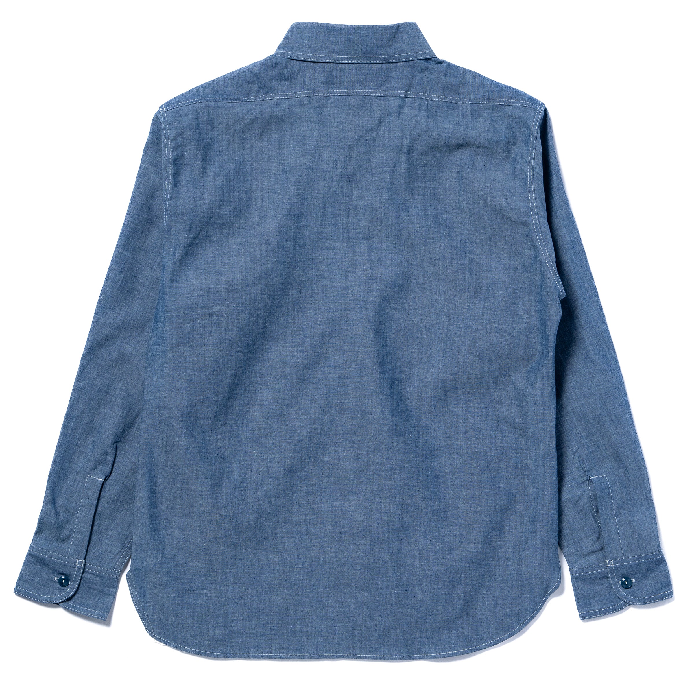 U.S. NAVY CHAMBRAY SHIRT L/S (MODIFY) – The Real McCoy's
