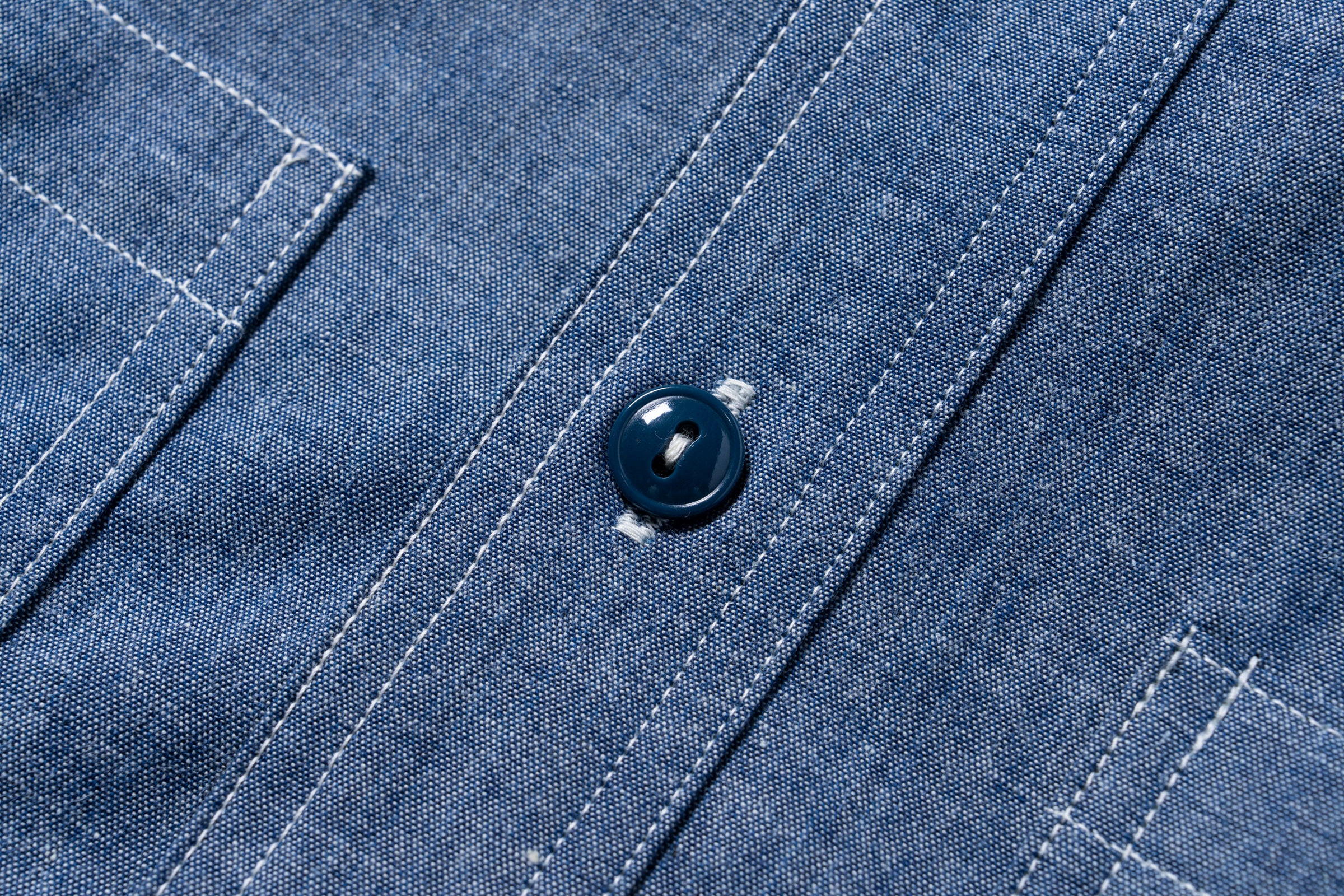U.S. NAVY CHAMBRAY SHIRT L/S (MODIFY) / USN – The Real McCoy's
