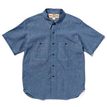 U.S. NAVY CHAMBRAY SHIRT S/S (MODIFY)