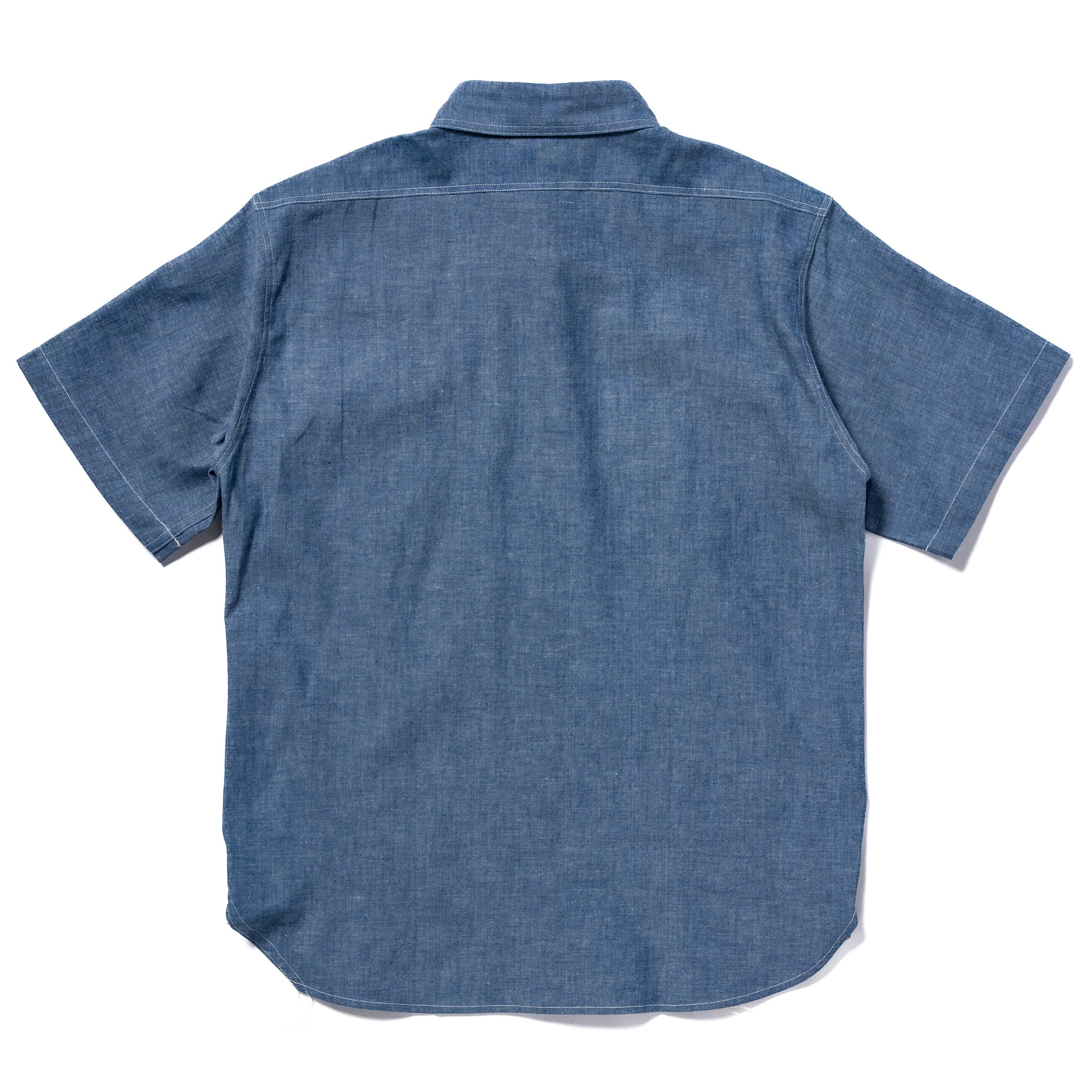 U.S. NAVY CHAMBRAY SHIRT S/S (MODIFY) – The Real McCoy's