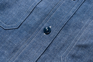 U.S. NAVY CHAMBRAY SHIRT S/S (MODIFY) / USN