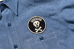 U.S. NAVY CHAMBRAY SHIRT / USS KIDD